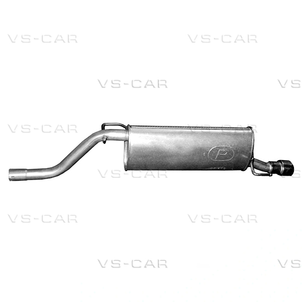 Глушитель Opel Corsa D рест. 1.4 - 07.442