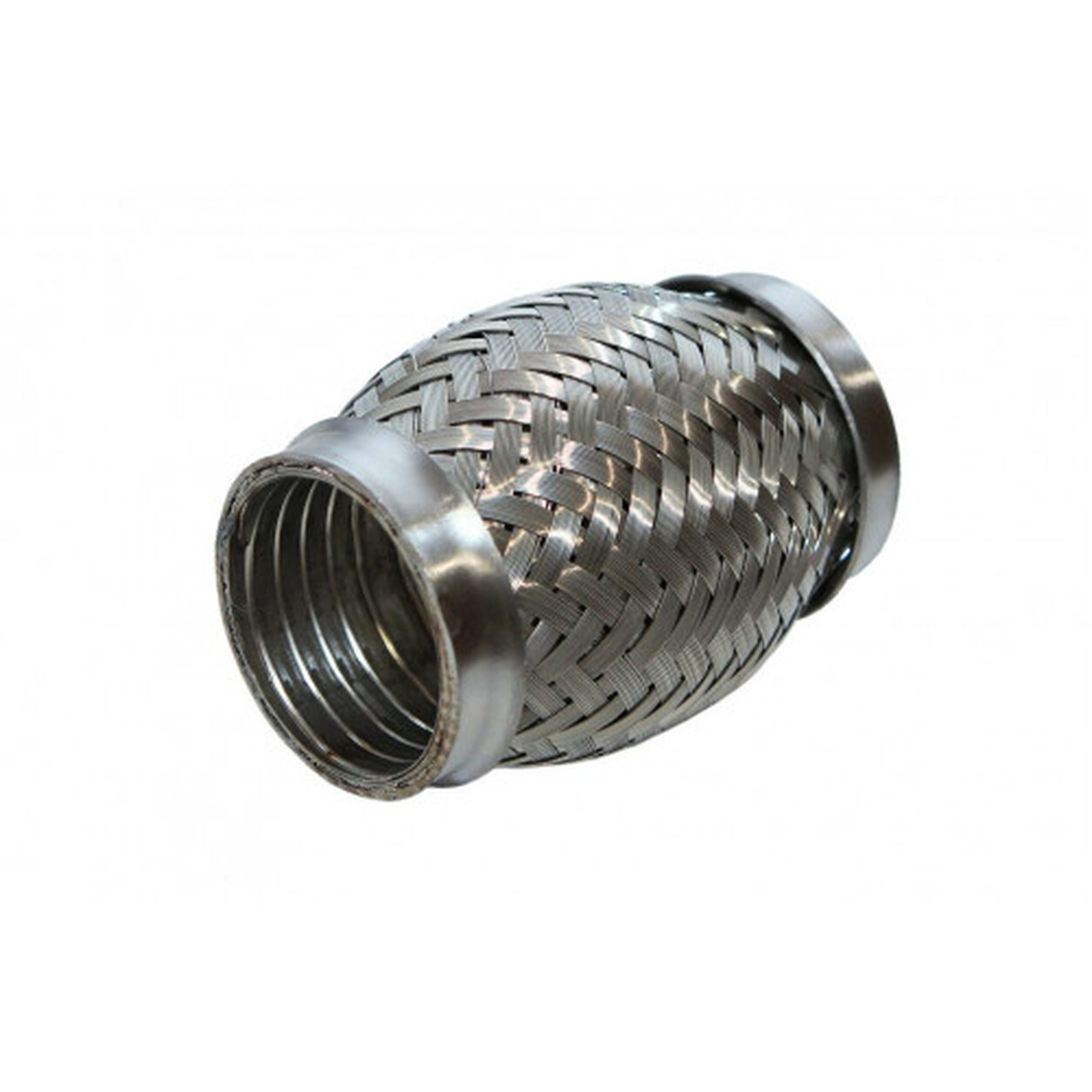 Гофра глушителя 55x120 трёхслойная Interlock AISI 321